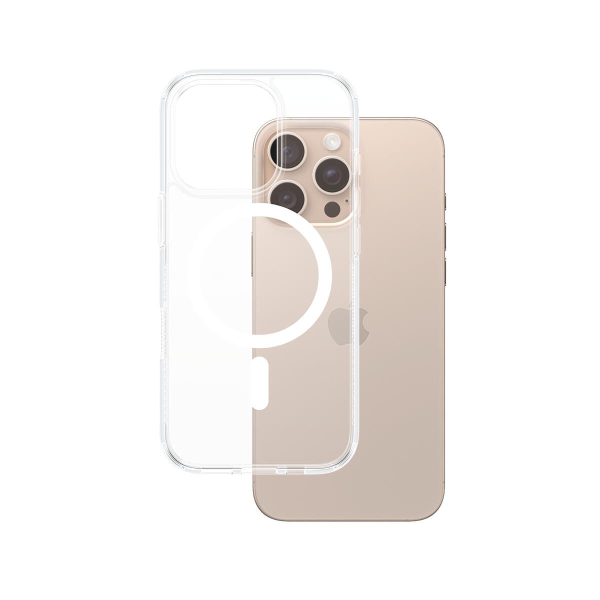 PanzerGlass® HardCase Transparent Weiß MagSafe für iPhone 16 Pro Max PanzerGlass® HardCase Transparent Weiß MagSafe für iPhone 16 Pro Max